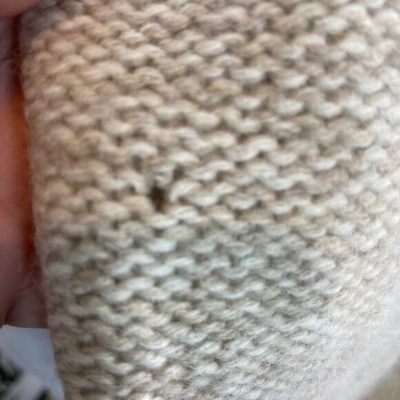 Vintage Country Shop Lamb Rabbit Hair Blend Oatmeal Cardigan Sweater Women Med - Picture 9 of 9